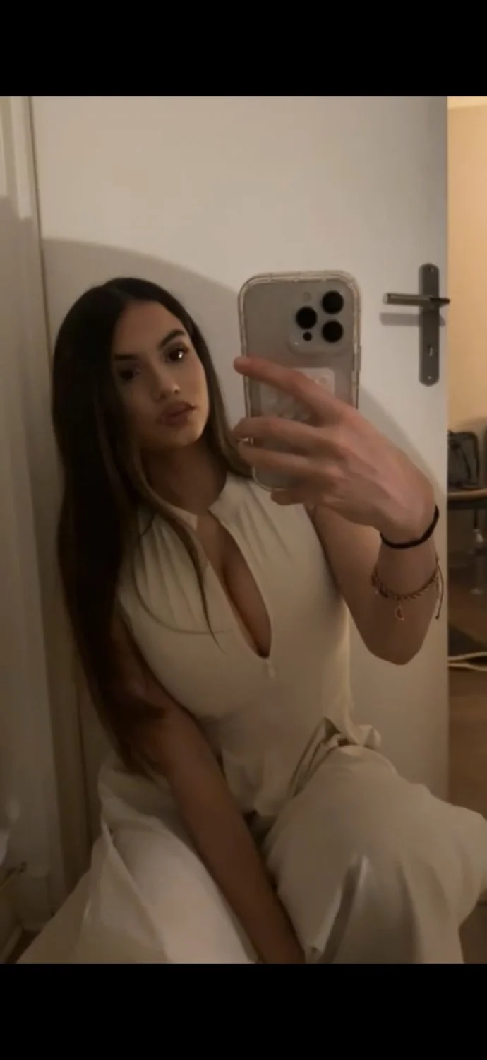 French Arabic sexy TikTok slut big boobs tits nude naked spy leak France image 27