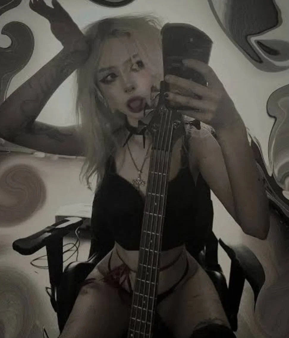 Russian emo goth slut image 4