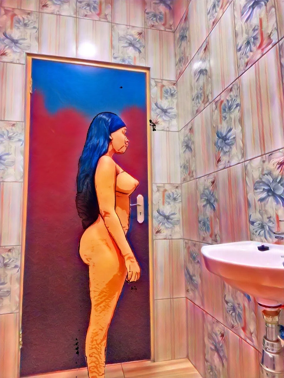 Mulata deliciosa em Cartoon e real image 2