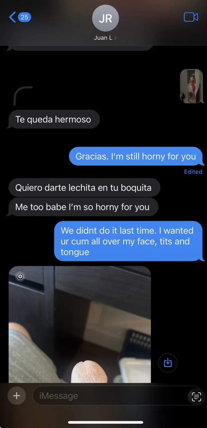 Got a guy coming back to use my mouth again, glad my husband never goes through my phone lol image 1