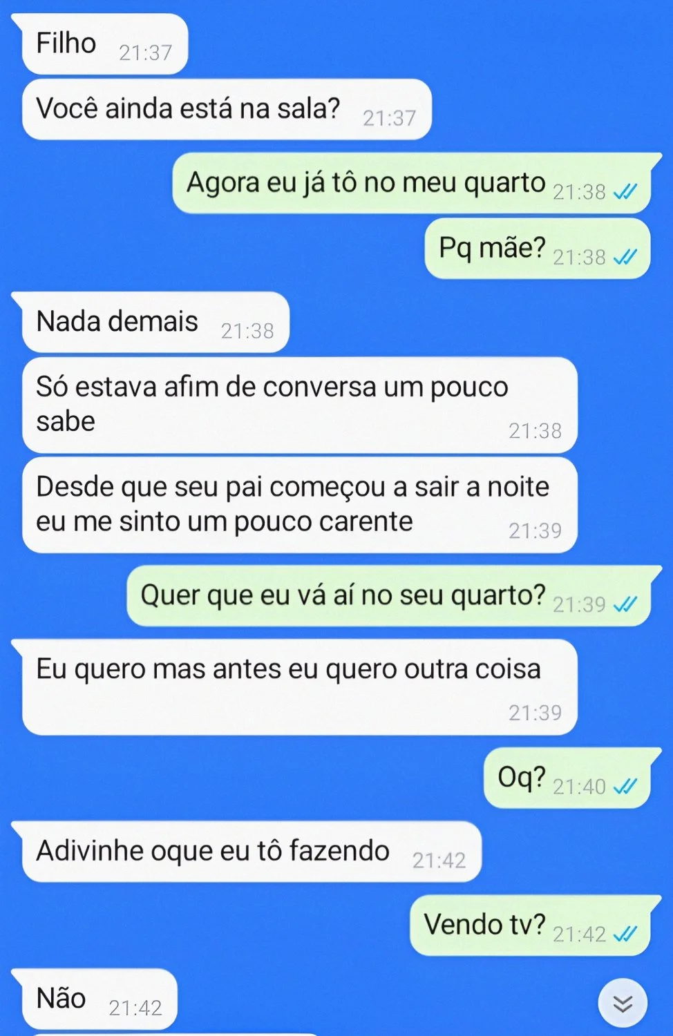 Pra que se masturbar quando se tem o Filho em casa? main image