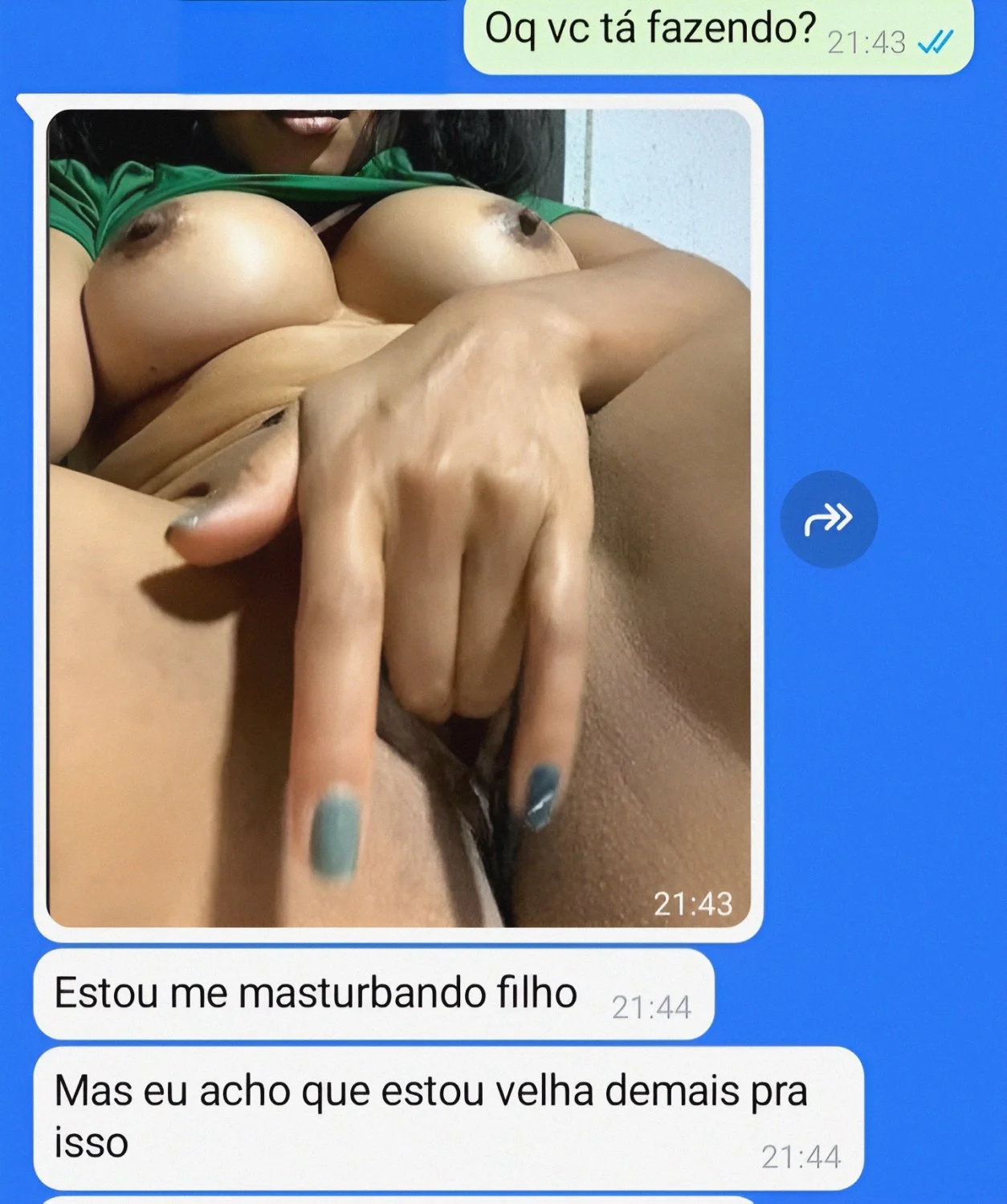 Pra que se masturbar quando se tem o Filho em casa? image 3