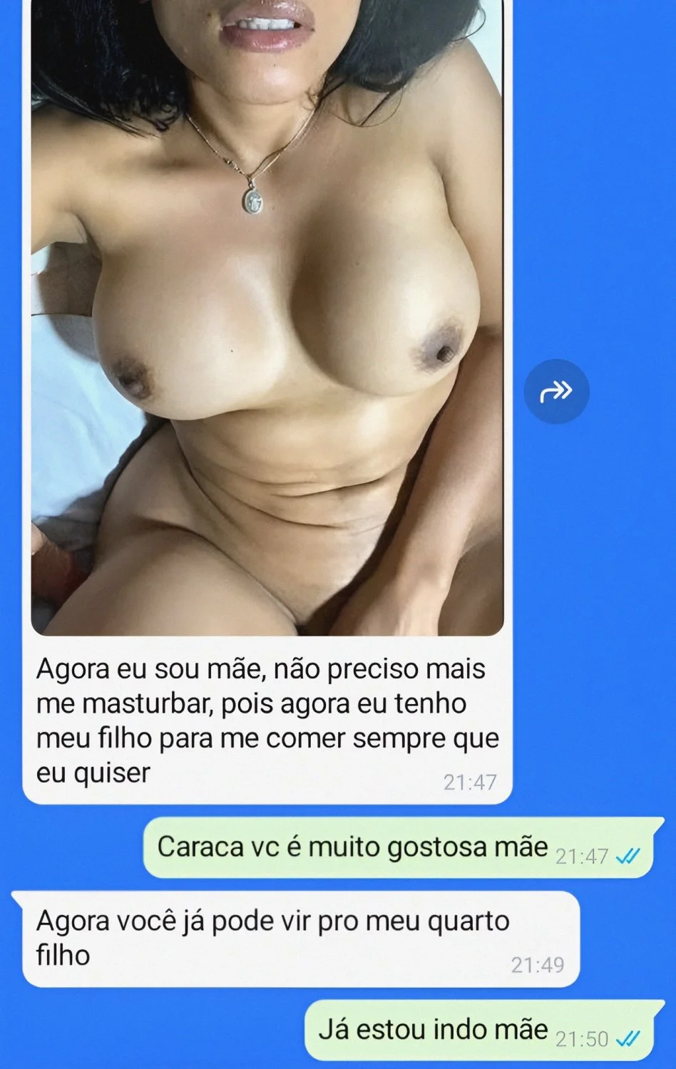 Pra que se masturbar quando se tem o Filho em casa? image 4
