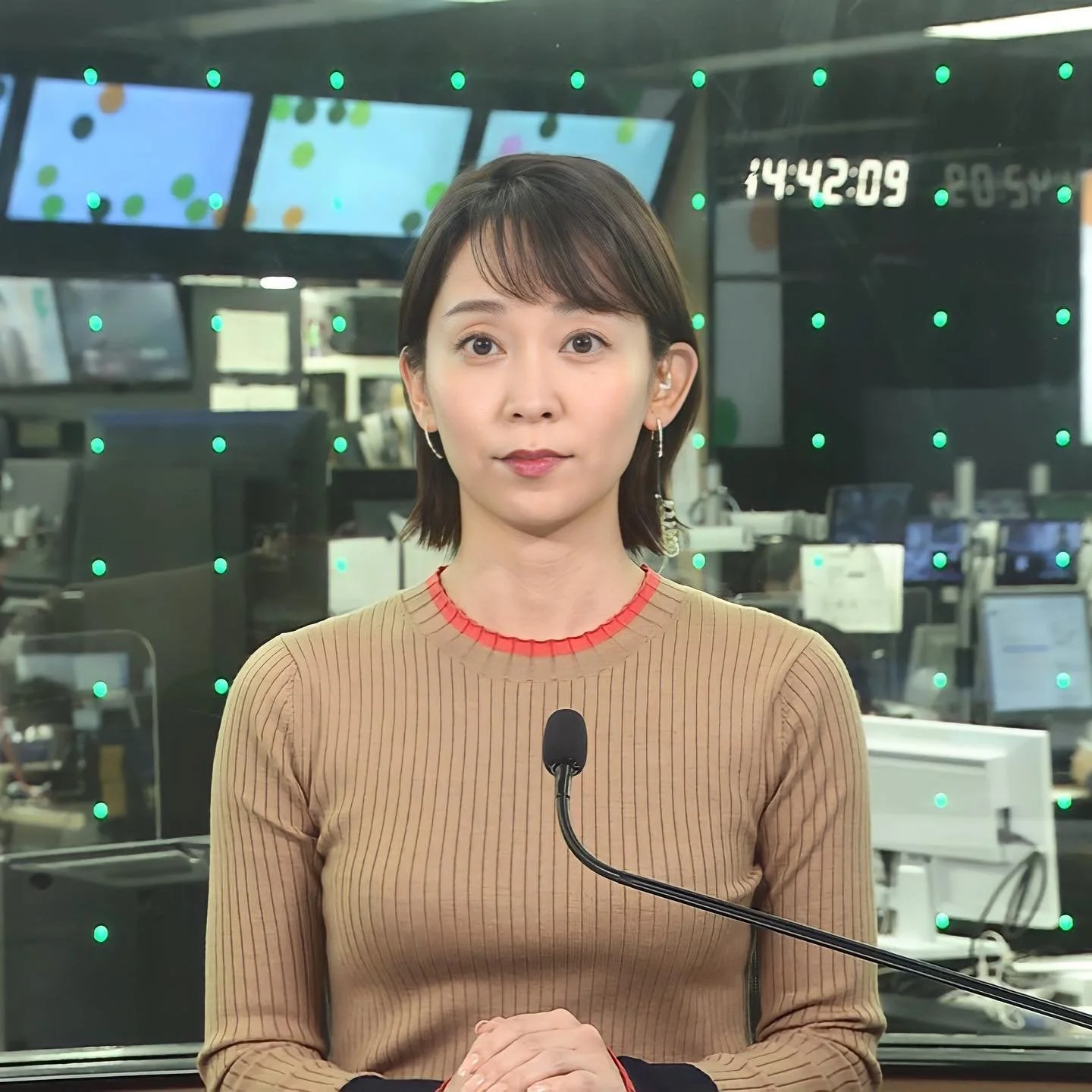 🔚Japanese　顔抜き　アナウンサー　出水麻衣　ソフトエロ　一発やりたい image 36
