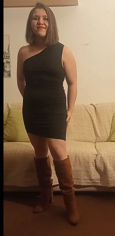 Italian slut wife, does a striptease and plays with her dildo in front of the camera (reupload) cover image