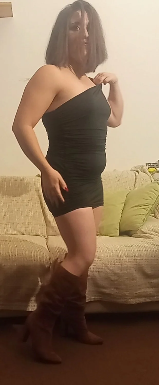 Italian slut wife, does a striptease and plays with her dildo in front of the camera (reupload) image 6