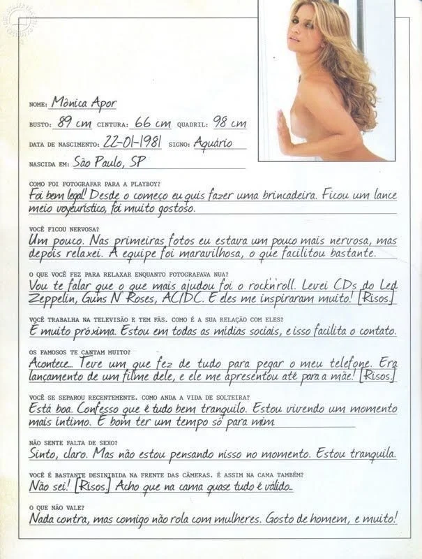 Mônica Apor Playboy 2010 image 5