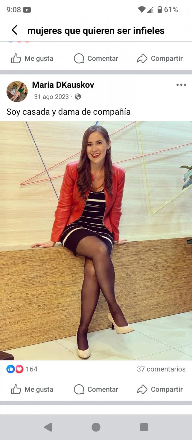 Maria DKauskov casada conductora boliviana de noticias vende contenido image 15