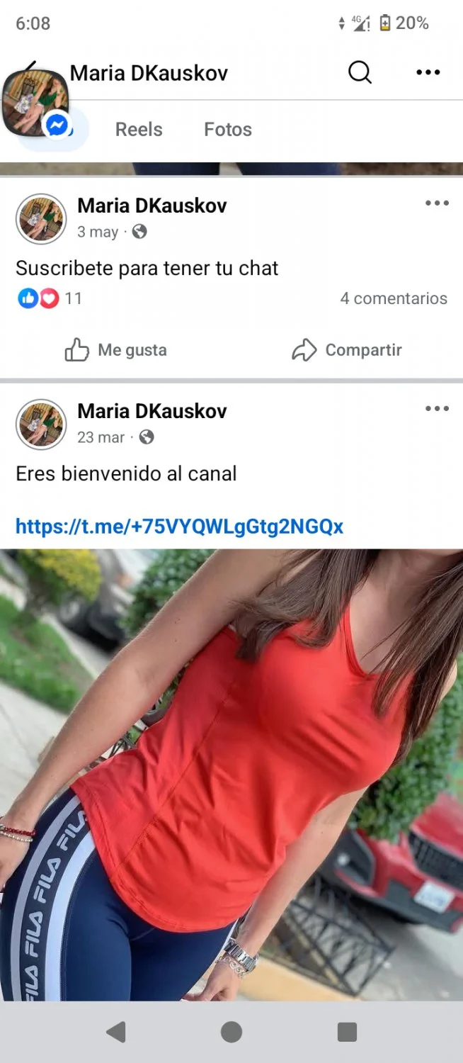 Maria DKauskov casada conductora boliviana de noticias vende contenido image 4