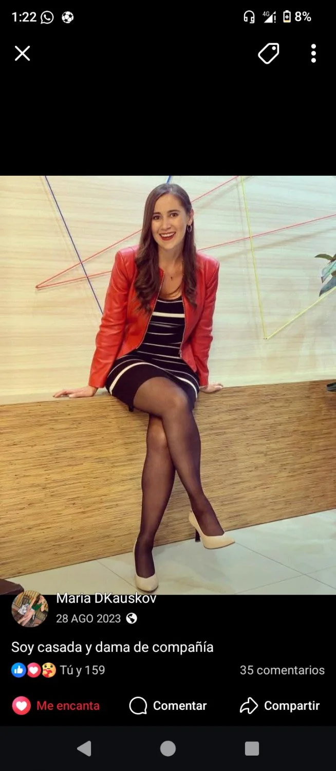 Maria DKauskov casada conductora boliviana de noticias vende contenido image 5
