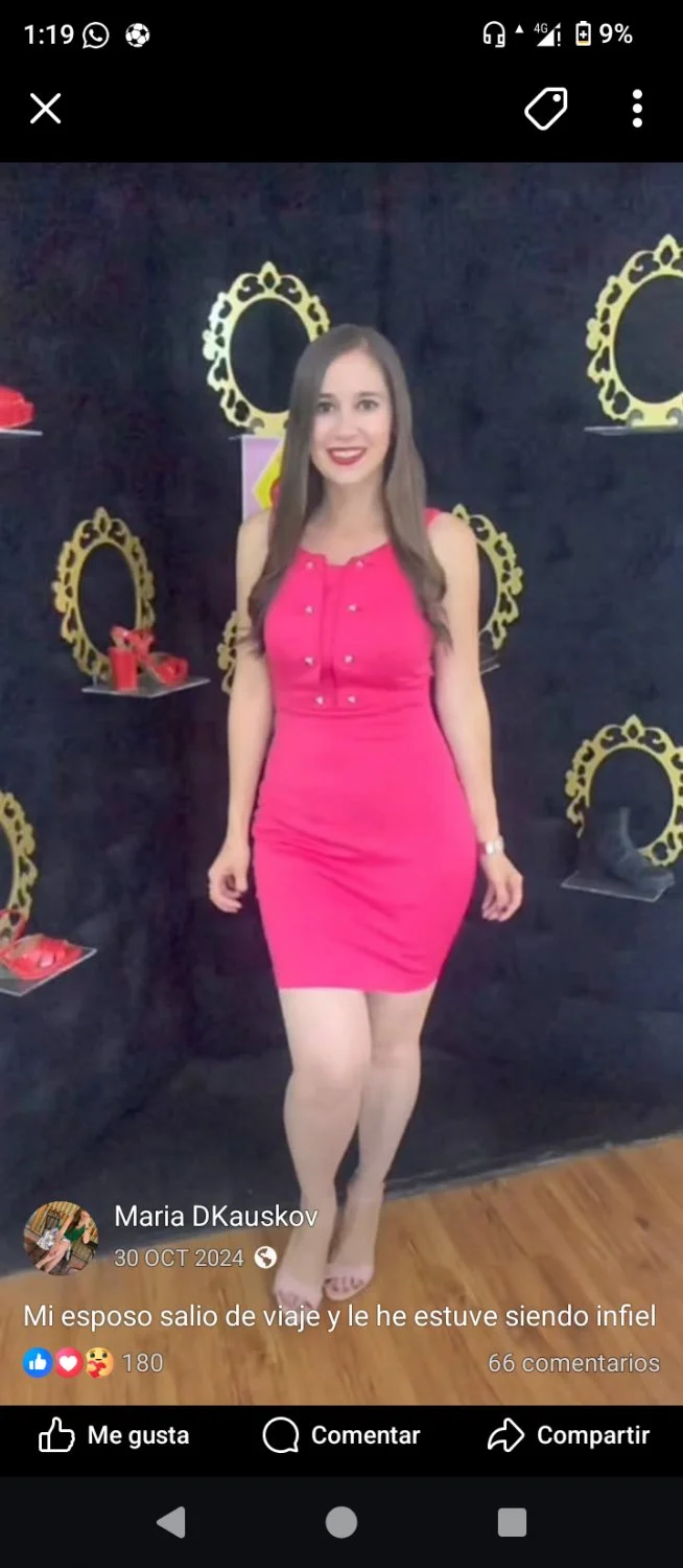 Maria DKauskov casada conductora boliviana de noticias vende contenido image 7