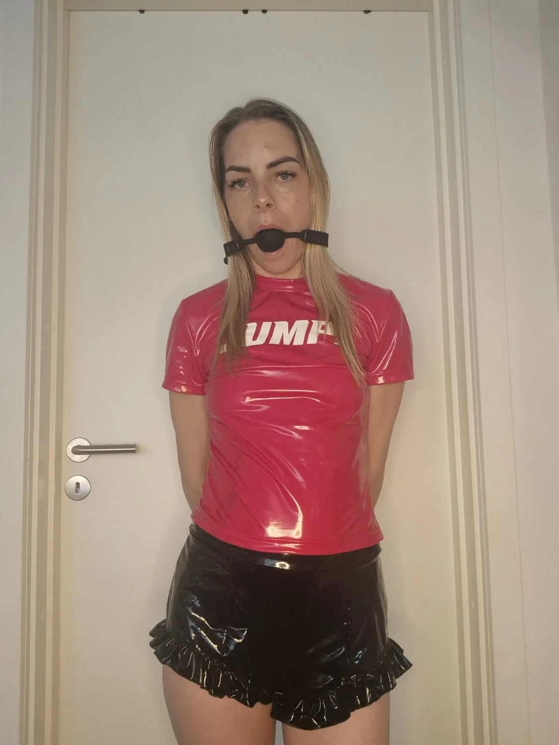 GF in sexy PVC image 1