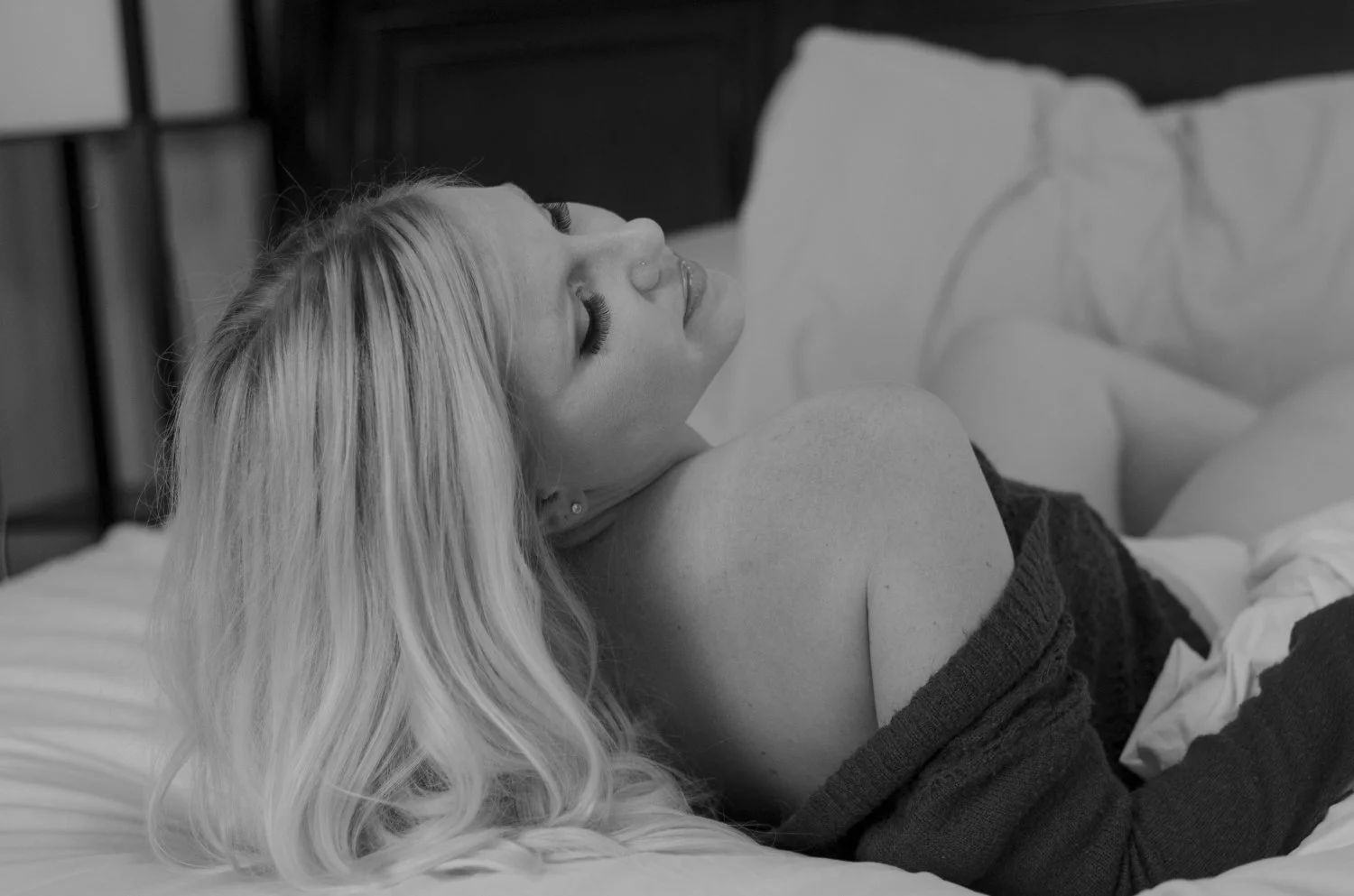 Sexy Blonde Wife’s Boudoir Pictures image 7