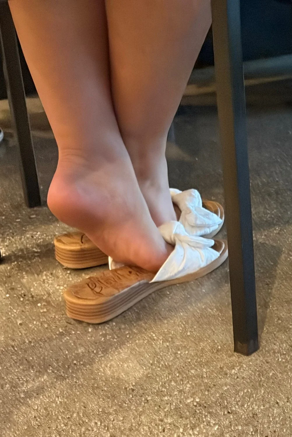 Busty Latina teen has smooth soles image 10