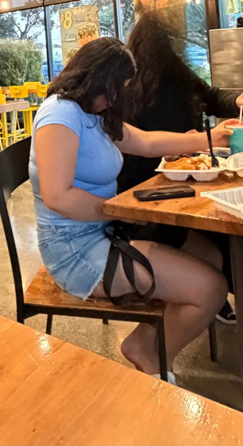 Busty Latina teen has smooth soles image 2