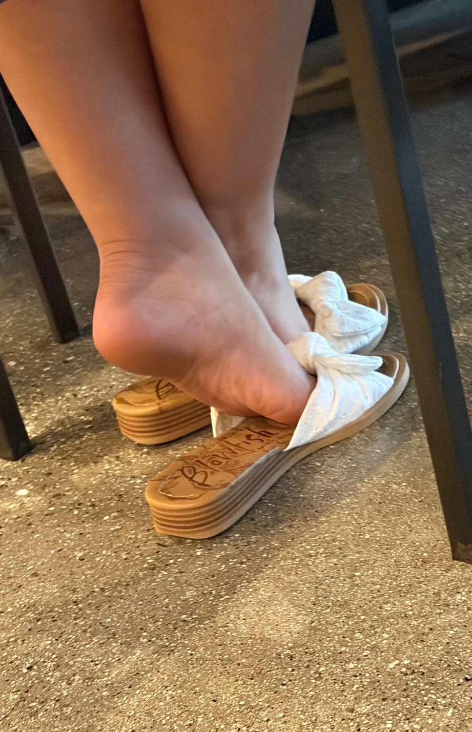 Busty Latina teen has smooth soles image 7