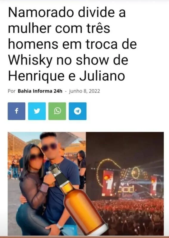 Gessica Gomes caiu na net no show henrique juliano image 2