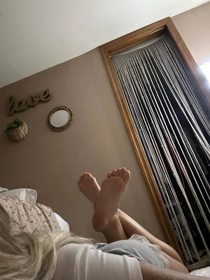 Amateur 22-Year-Old Blonde Girl Soles image 25