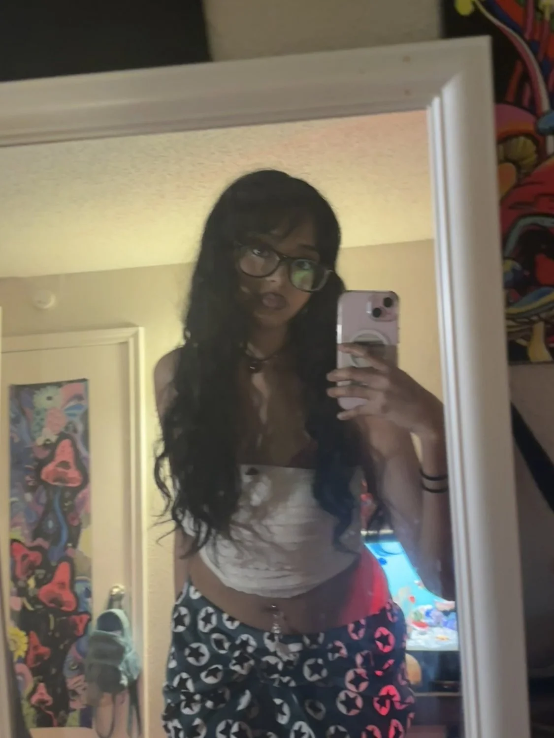 Pretty latina with glasses image 10
