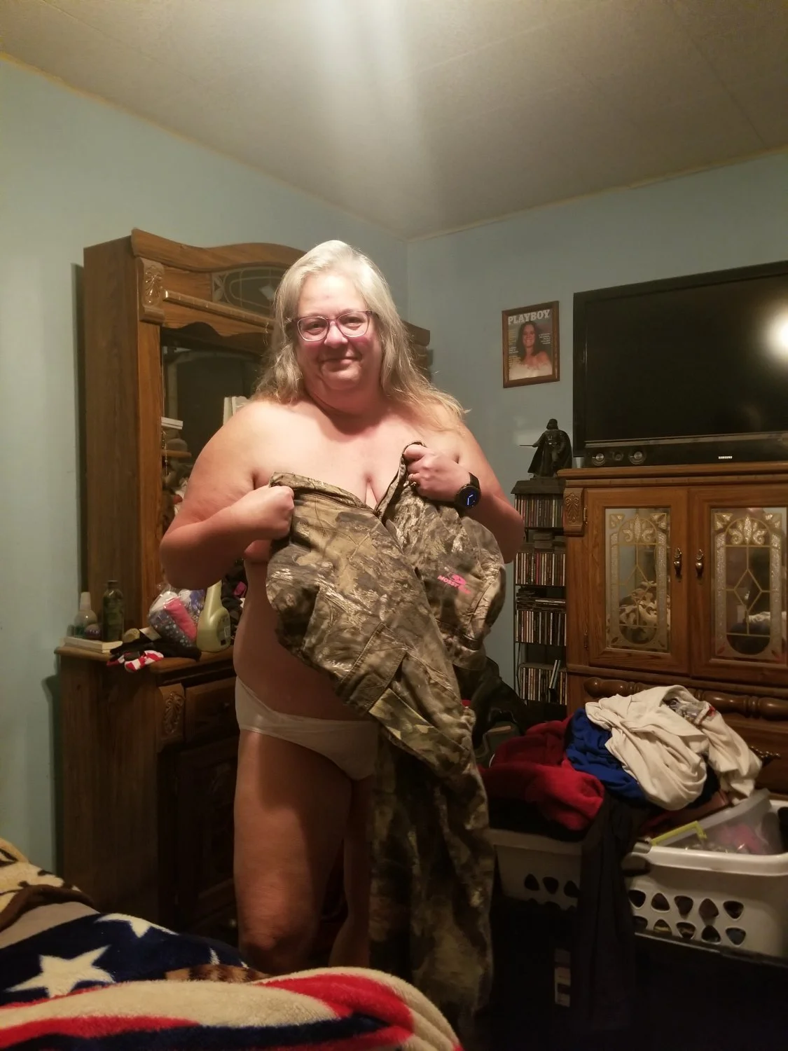 My 62yr old chubby wife MaryBeth nude and fucking thru the last 5 years image 13