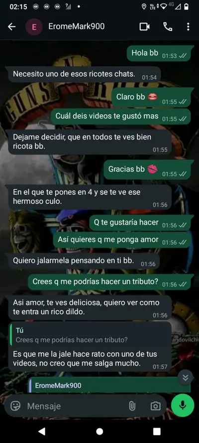 El cuarto seguidor de la noche x whaps hot soy una verdadera puta cover image