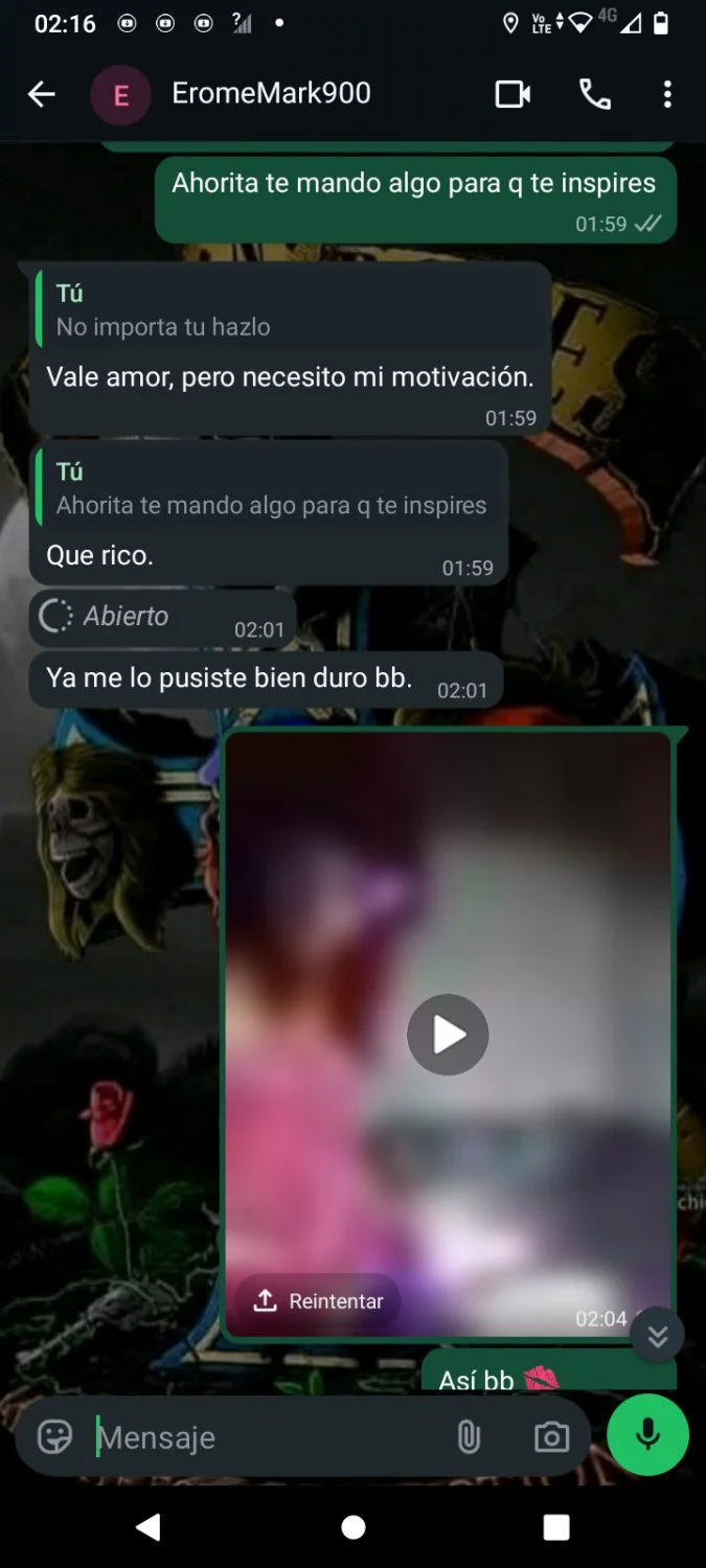 El cuarto seguidor de la noche x whaps hot soy una verdadera puta image 2