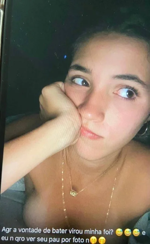Loira novinha doida por uma pica quis agradar macho e foi vazada pelo ficante! novinha, vazou image 9