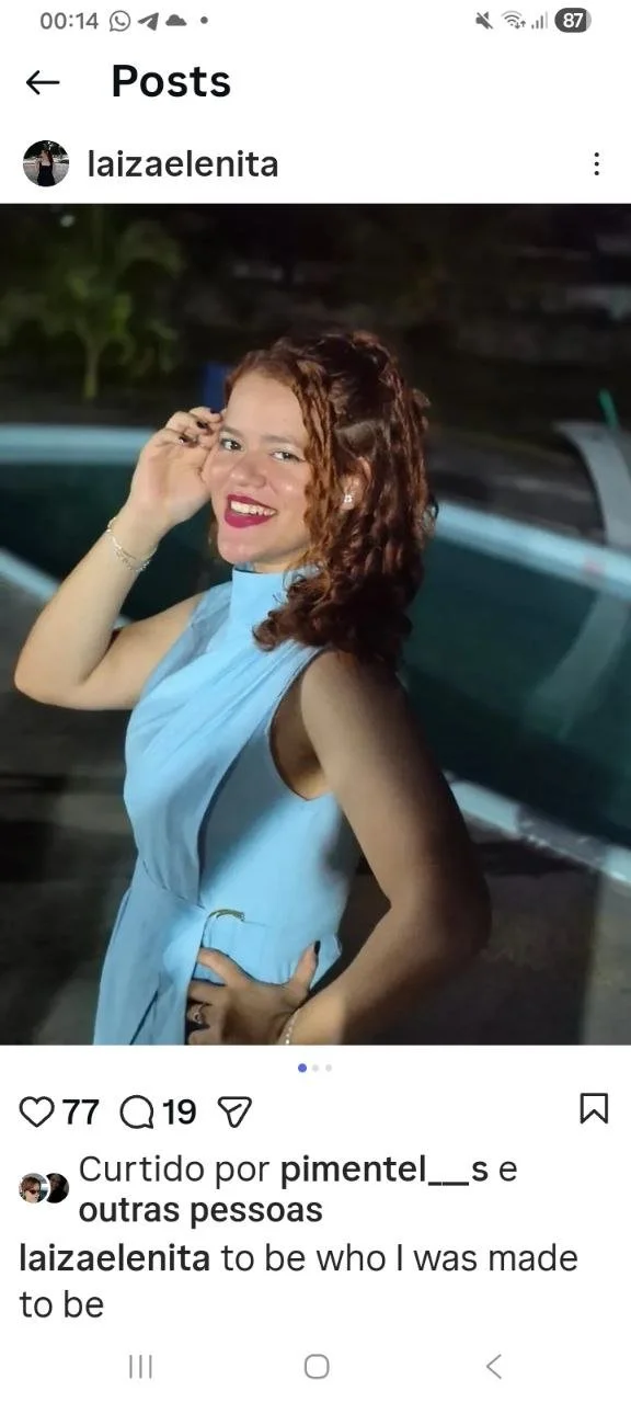 Laiza vazada pelo ex image 1