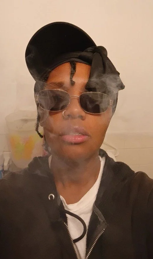 My dyke stud homegirl lost a bet on the playoffs so this is my payment main image