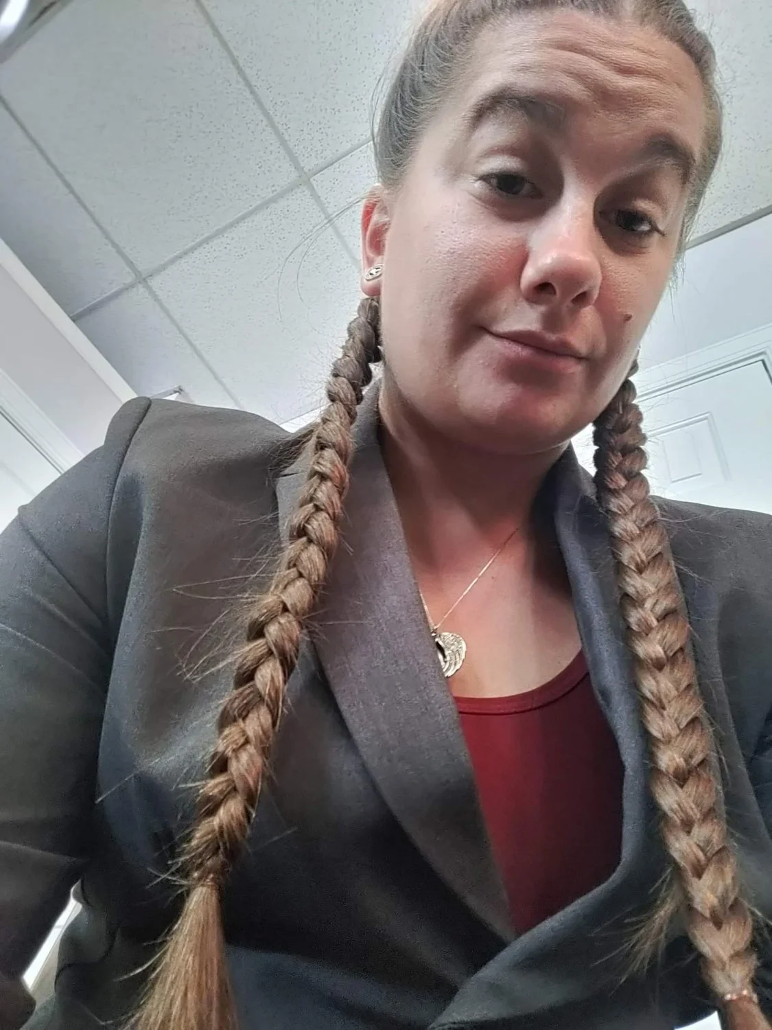 White girl showing off image 6
