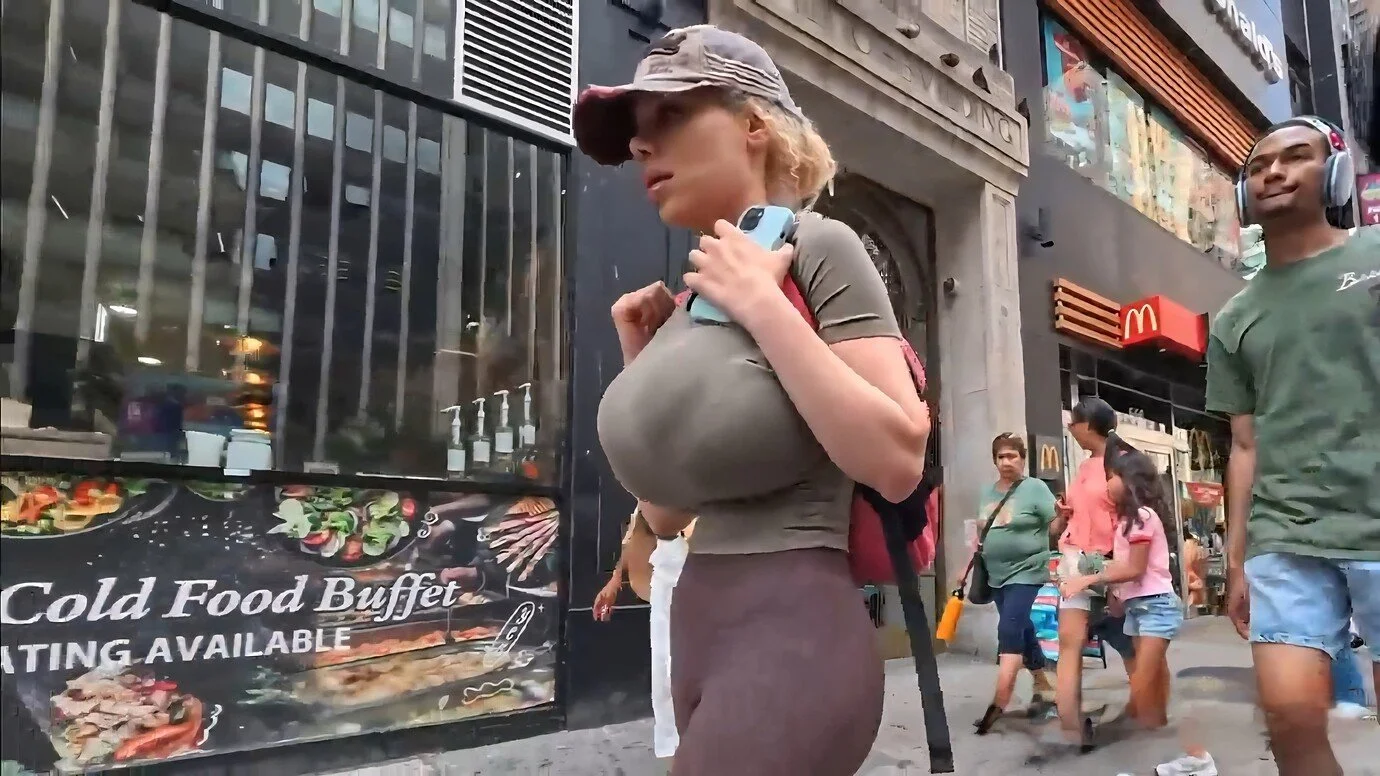 Chick with Insanely Huge Tits image 2