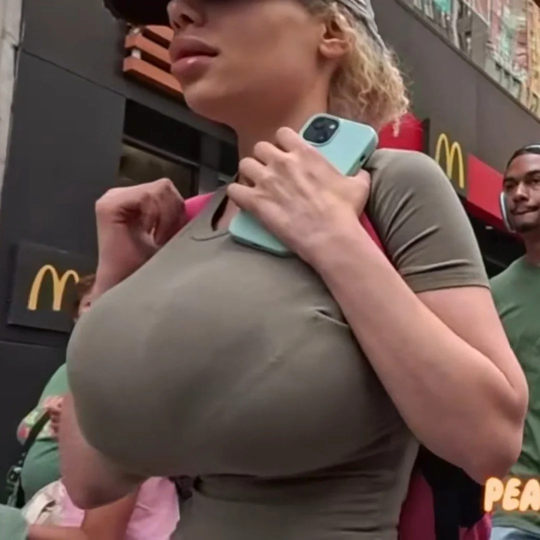 Chick with Insanely Huge Tits image 4
