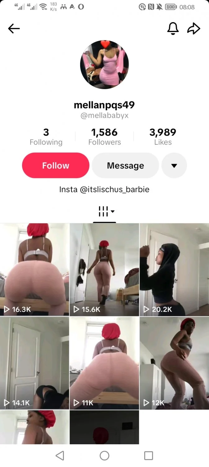 Mellababyxxx big Ass image 5