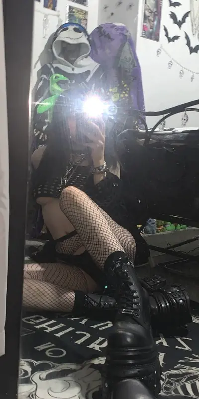 Nothing better than goth girls in leather and boots cover image