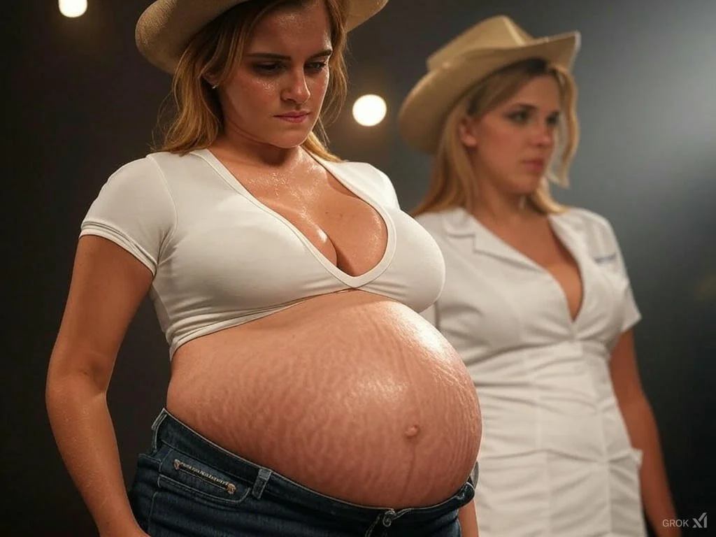 Celebrity Millie and Emma Preggo Ai fantasy image 32