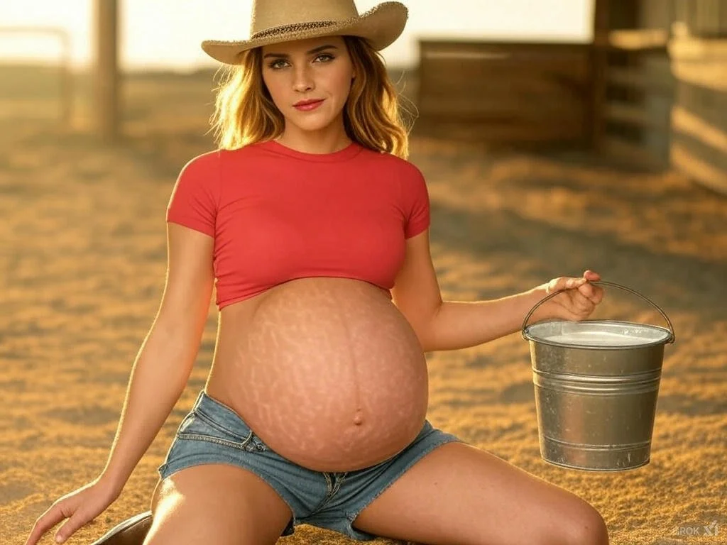 Celebrity Millie and Emma Preggo Ai fantasy image 8