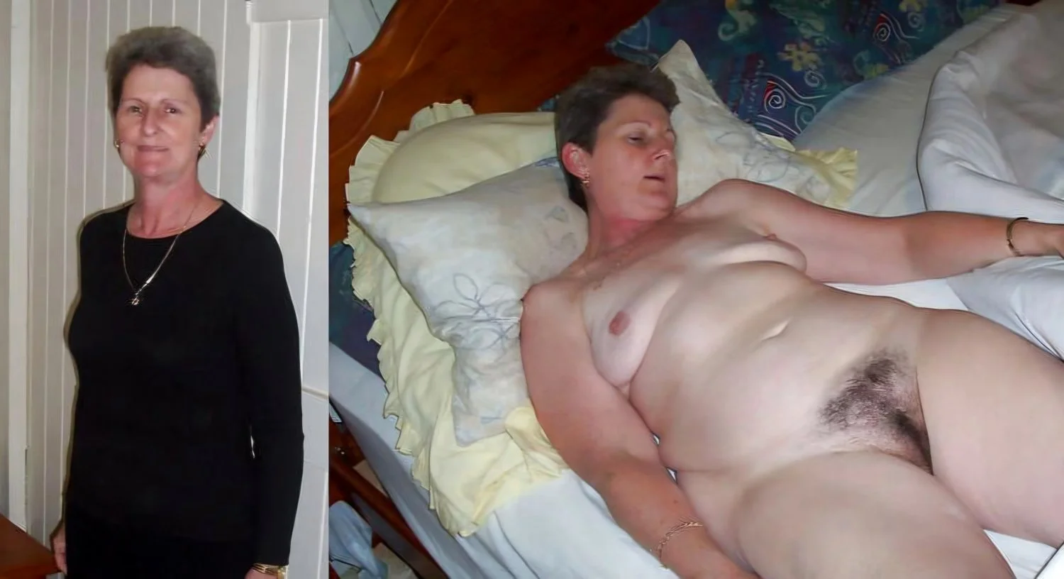 Amateur Wives Dressed Undressed image 14