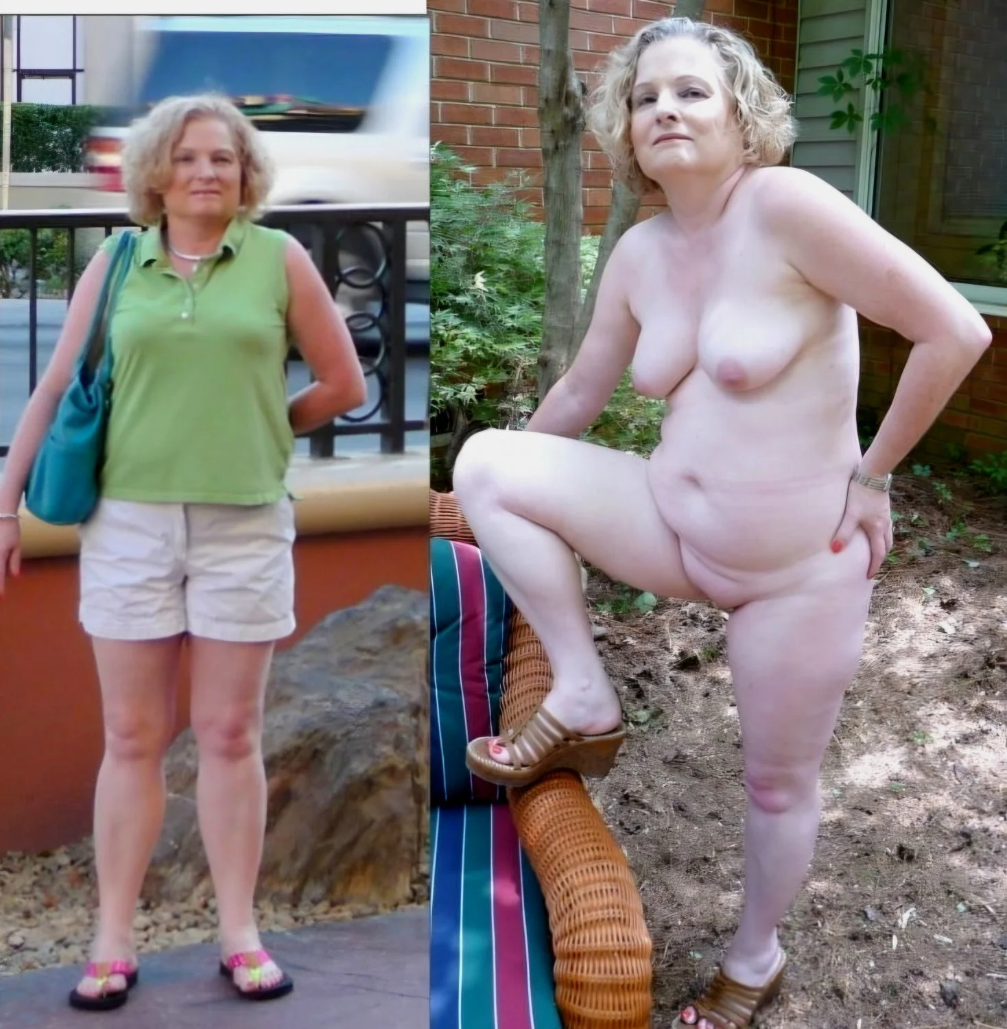 Amateur Wives Dressed Undressed image 15