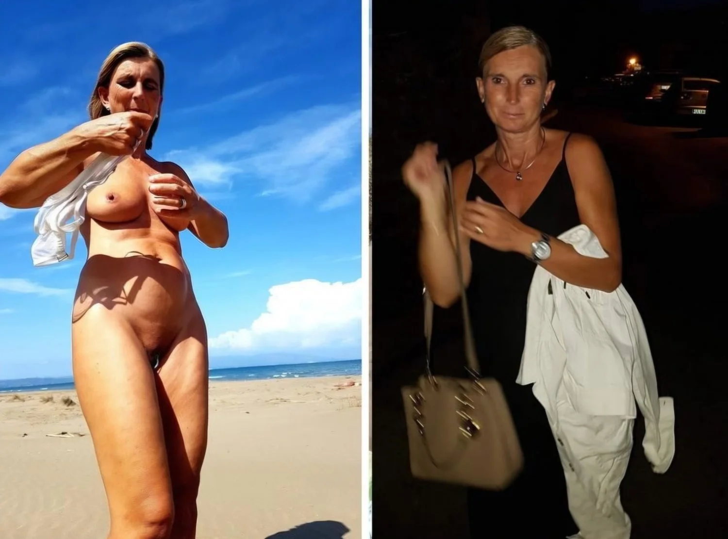 Amateur Wives Dressed Undressed image 17