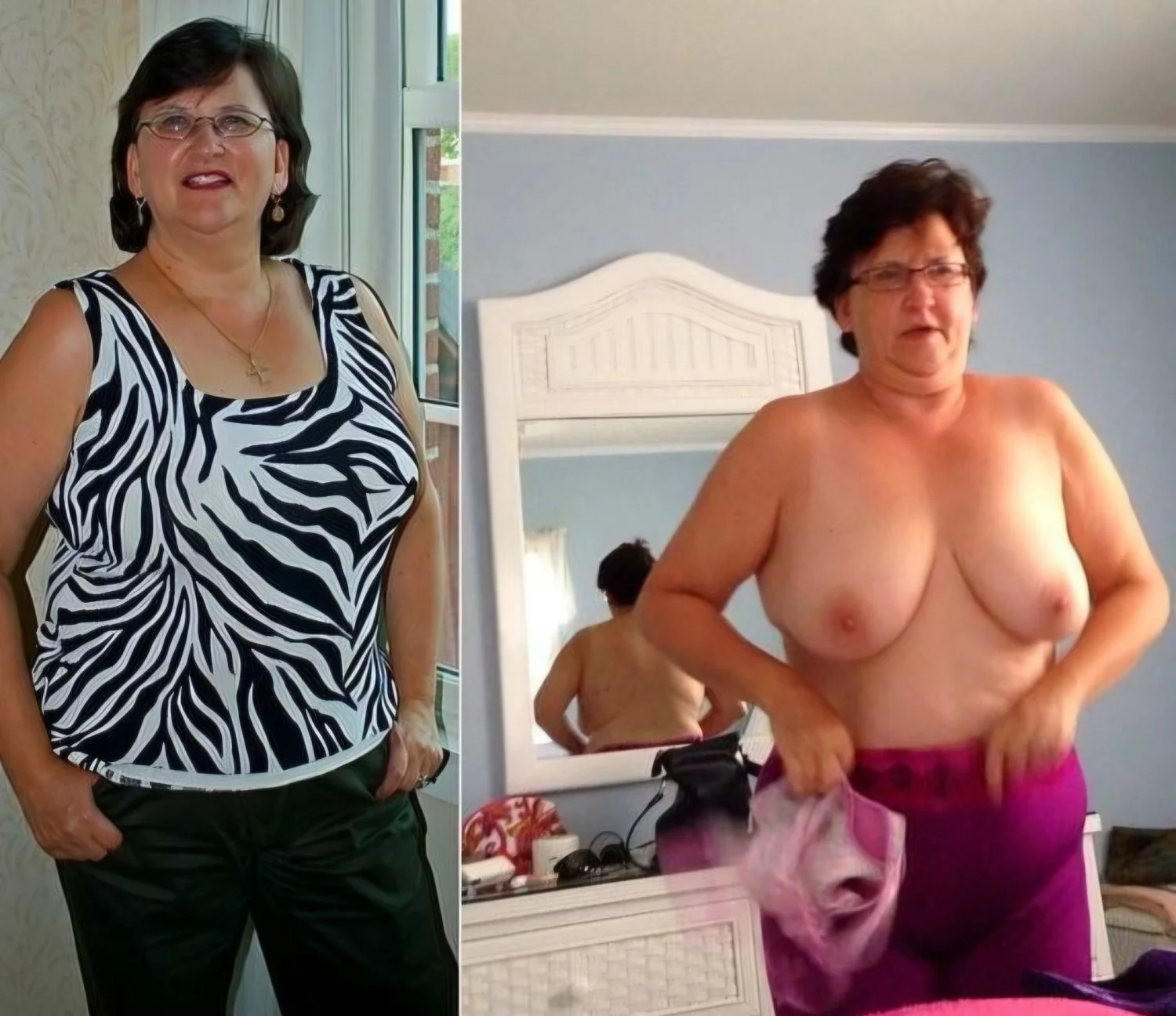 Amateur Wives Dressed Undressed image 18