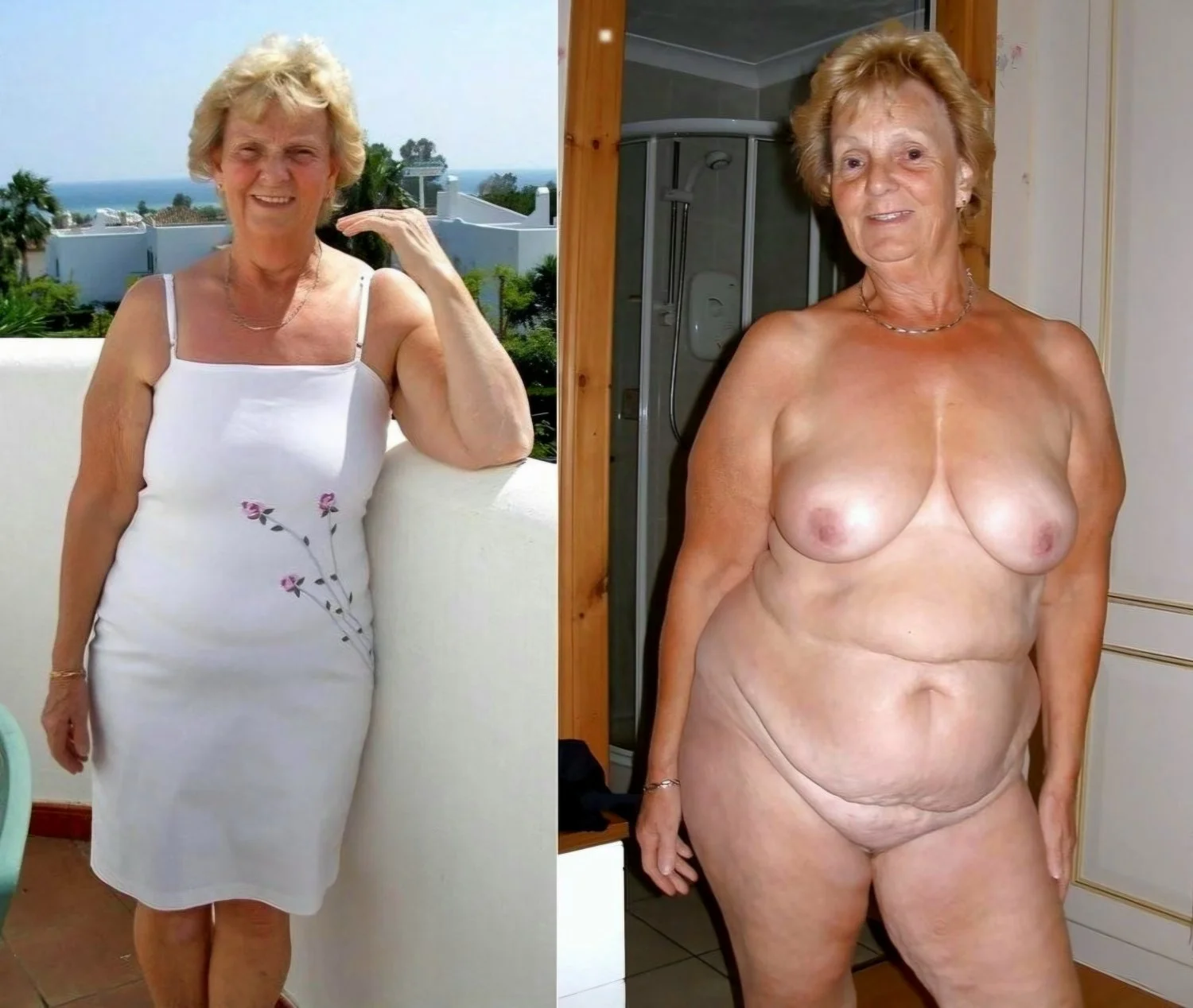 Amateur Wives Dressed Undressed image 22
