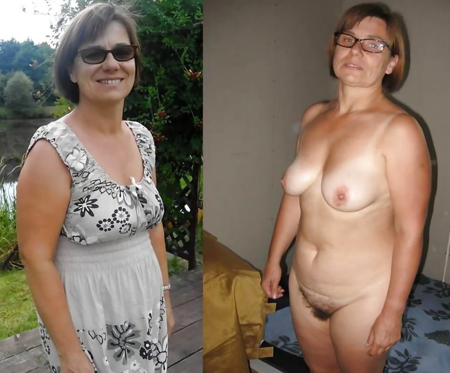 Amateur Wives Dressed Undressed image 28