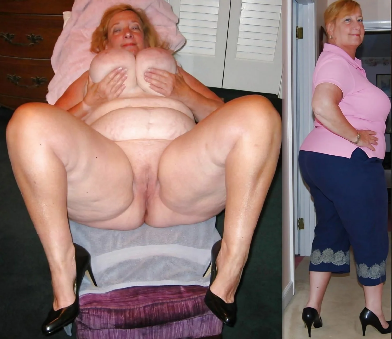 Amateur Wives Dressed Undressed image 8