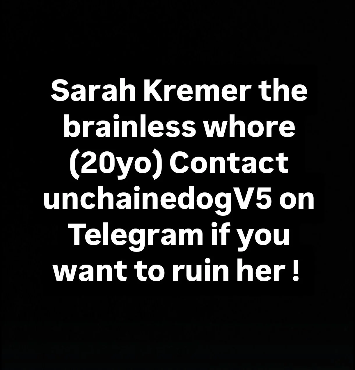 Sarah needs to be RUINED ! image 13