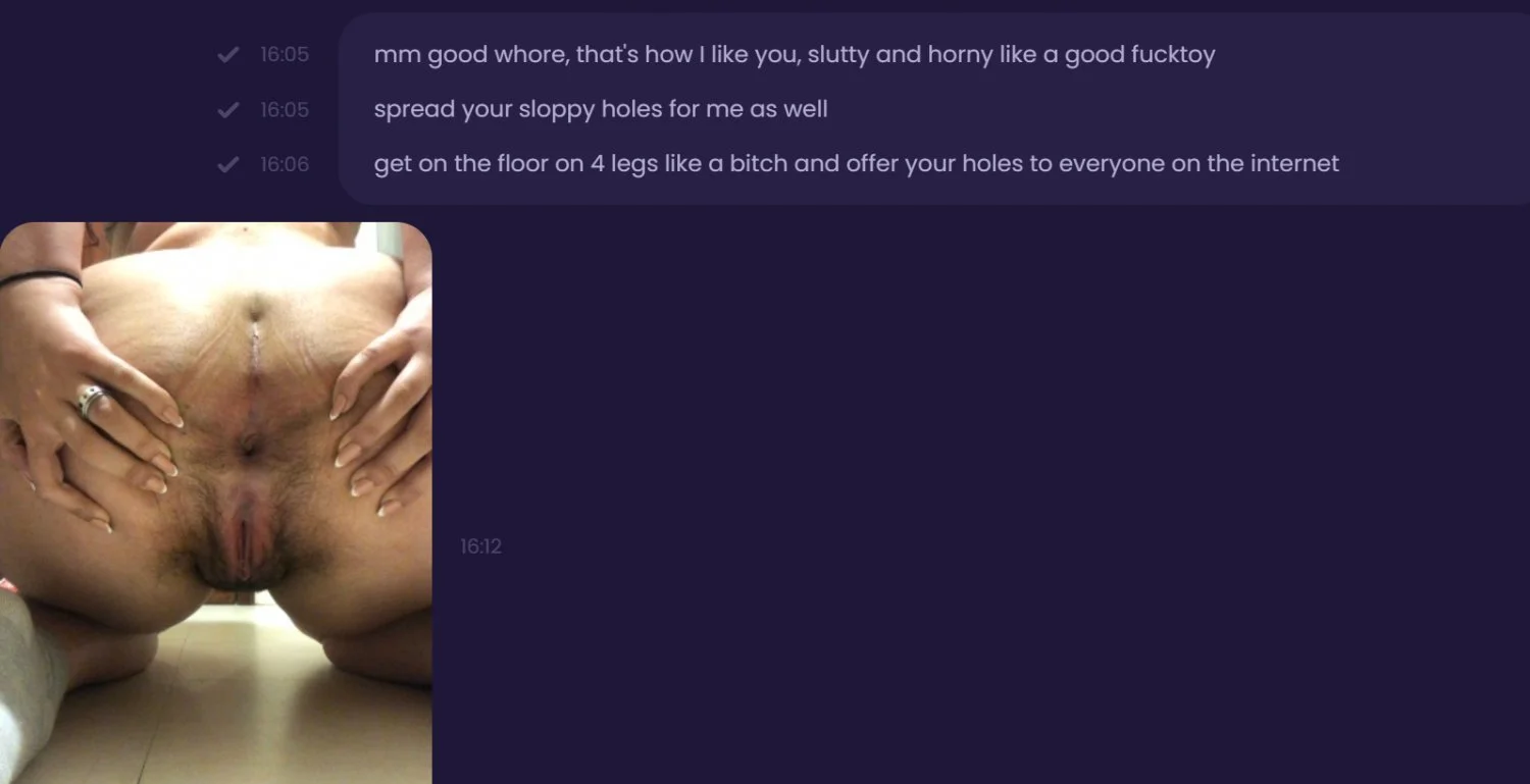 This horny whore needs humiliation, insult her in the comments for more image 9