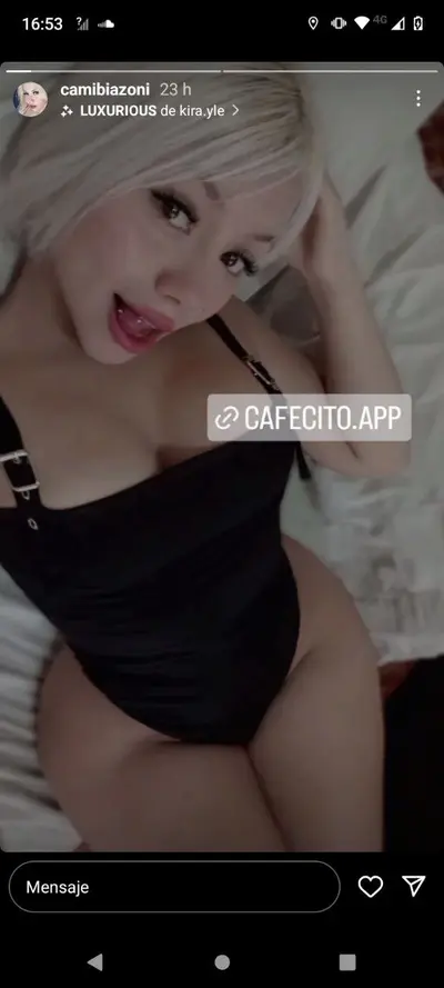 Trola Argentina Camí blazoni rubia hermosa blanquita mamando verga rico de cafecito cover image