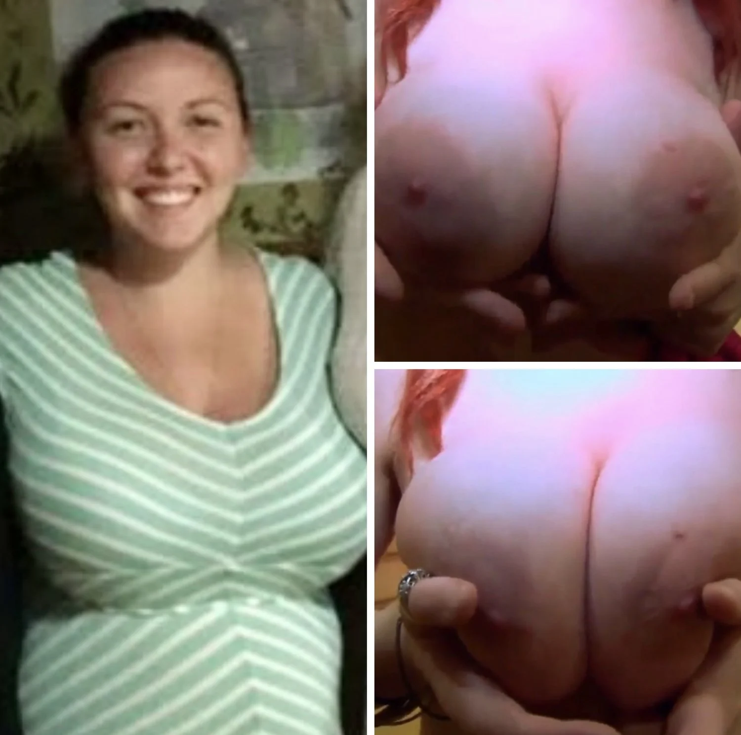 Kelsey lies about her name so she won’t get caught shaking her big titties on camera image 4