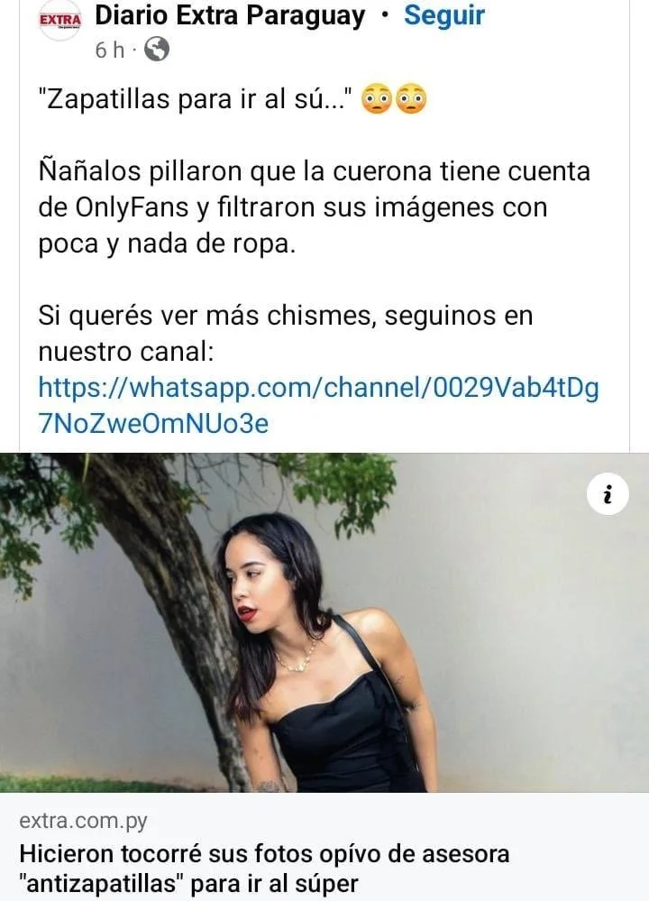 Ximena Ovelar hermosa factu Paraguaya image 2