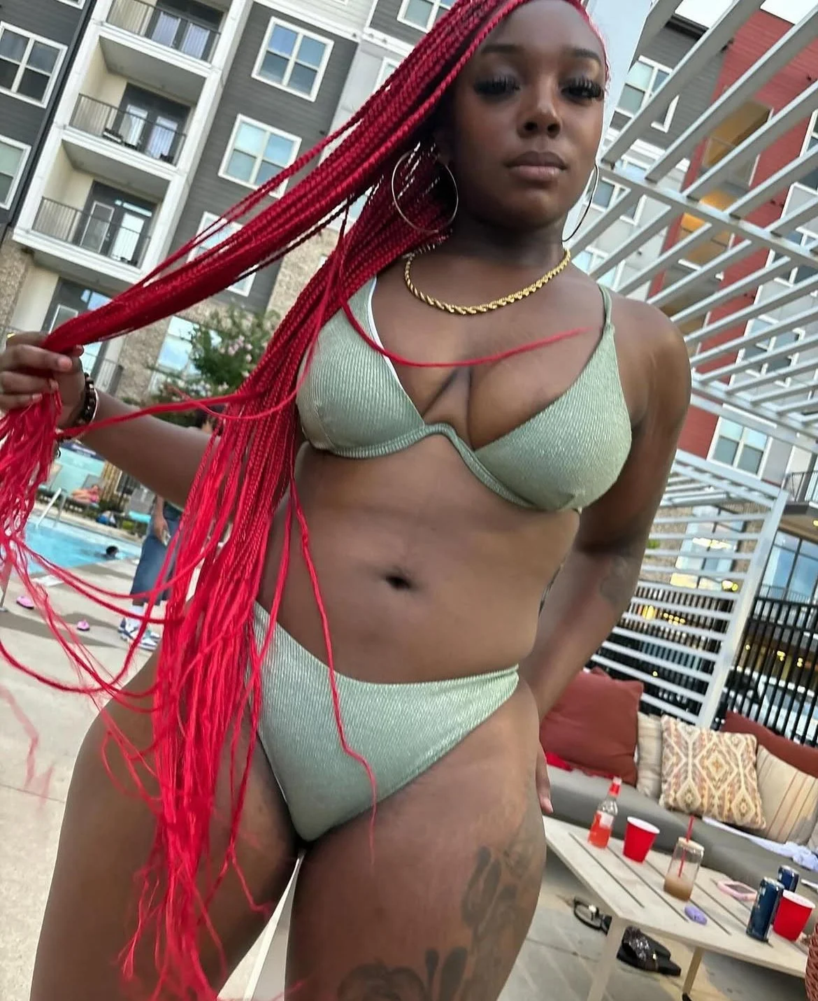 Ghetto ebony thot image 16