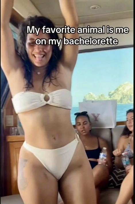 See thru shirt and camel toe image 3